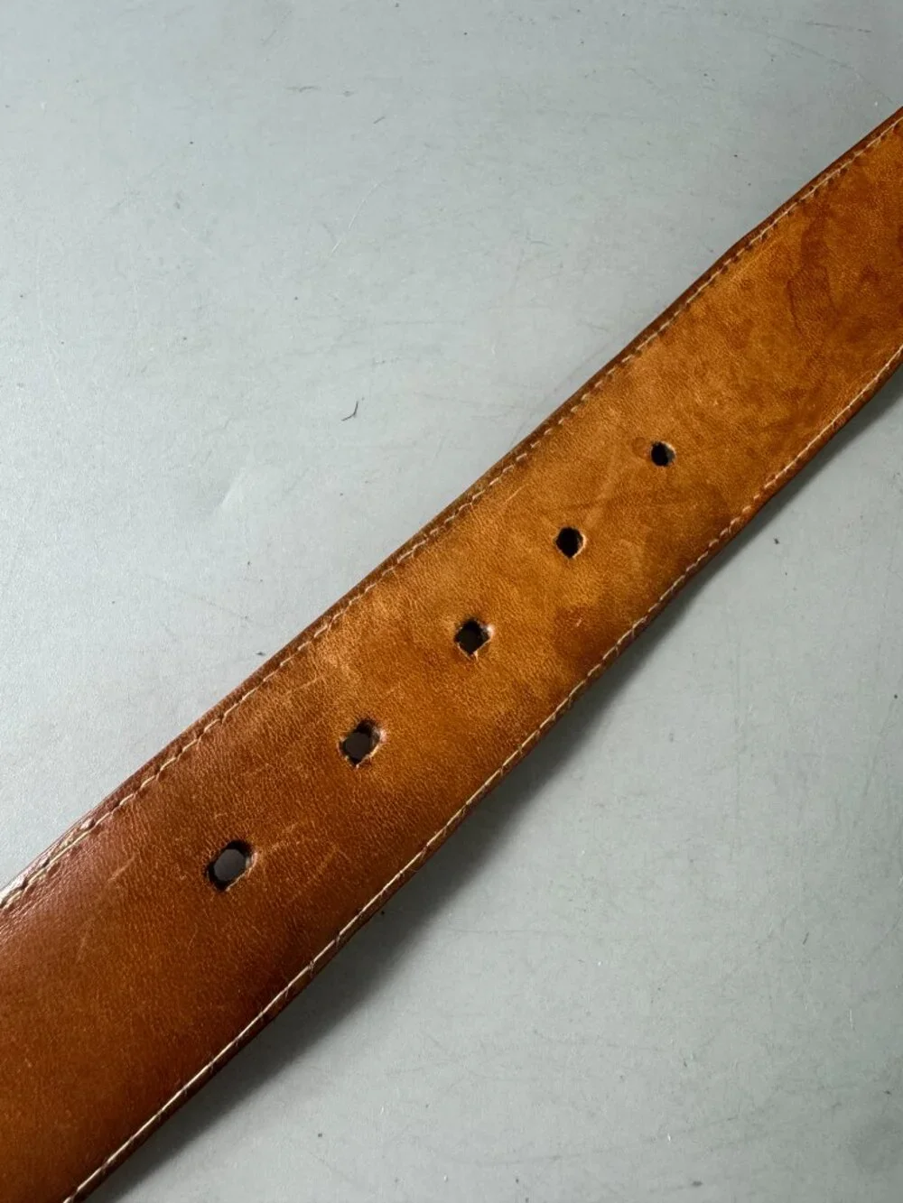 Authenitc Martin Dingman Crocodile Grain Italian Calfskin Men's Belt, Size 95/38